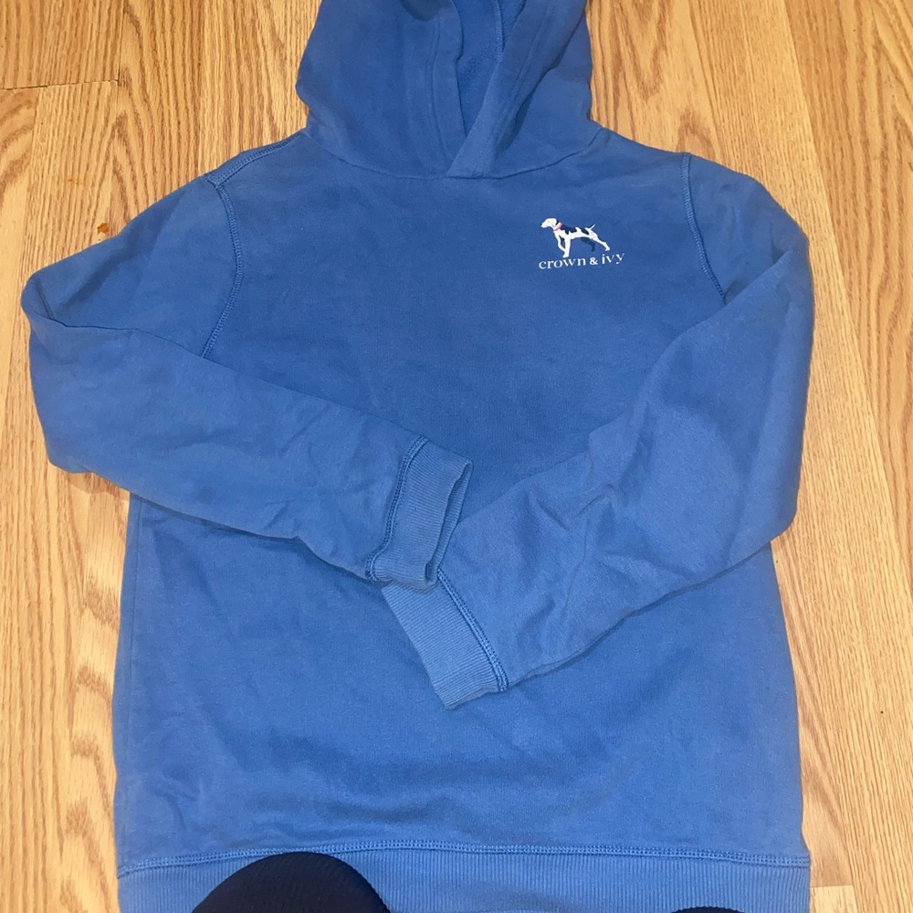 Crown & Ivy Blue boys hoodie